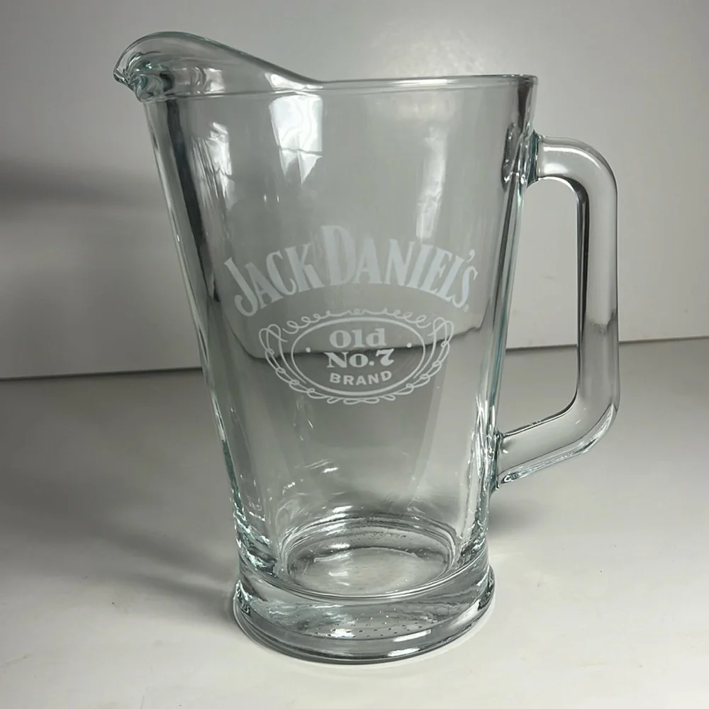 Jack Daniel’s Old No.7 Etched Glass Pitcher